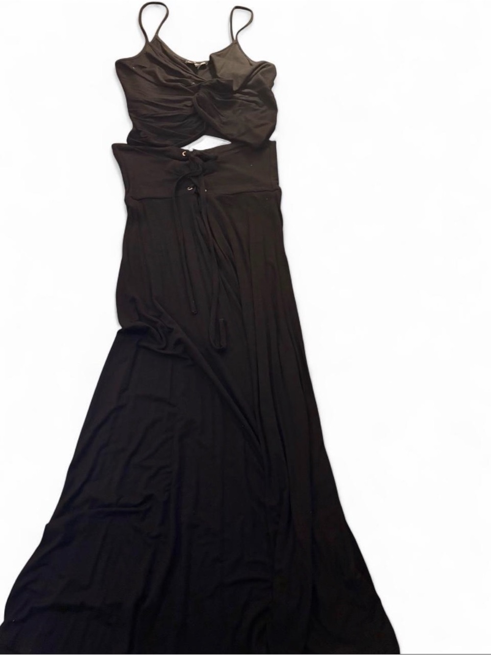 Black Maxi Skirt Set